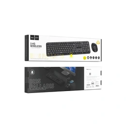 Клавиатура HOCO DI25 Palladis 2.4G wireless keyboard and mouse set (Black) - Сүрөт 4