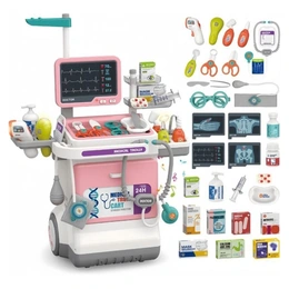 Игровой набор Юный Доктор, розовый - Сүрөт 1