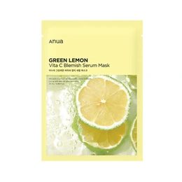 Осветляющая тканевая маска Anua Green Lemon Vita C Blemish Serum Mask, 25 мл - Сүрөт 1