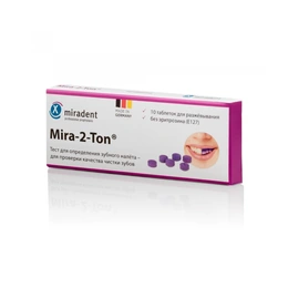 Таблетки для индикации зубного налета Mira-2-Ton, 10 шт. - Сүрөт 1