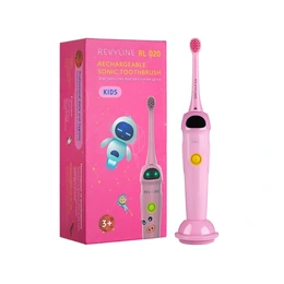 Электрическая звуковая зубная щётка Revyline RL 020 Kids, Pink - Сүрөт 1