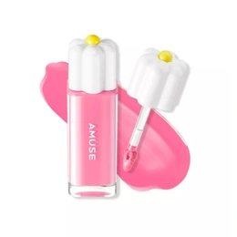 Тинт увлажняющий для губ Amuse Dew Tint, Тон 05 Strawberry холодный яркий розовый, 4 г - Сүрөт 1