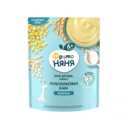 Молочная мультизлаковая каша ФрутоНяня, 200 г - Сүрөт 1