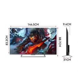 Телевизор Yasin 65″ 65Q9K QLED PRO - Сүрөт 3