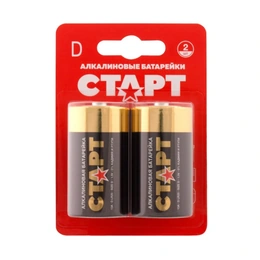 Батарейки алкалиновые Старт LR20-BL2 Тип LR20 1.5V 2 шт - Сүрөт 1