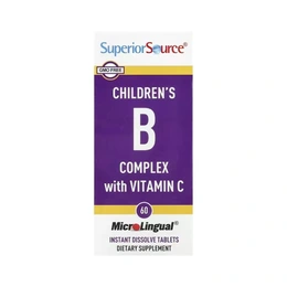 Добавка Superior Source Children's B Complex & Vitamin C, 60 таблеток - Сүрөт 1