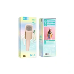 Микрофон Hoco DBK1 Singing karaoke microphone (Pink) - Сүрөт 3