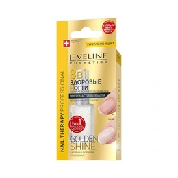 Лак для ногтей Eveline Golden shine 8 в 1, 12 мл - Сүрөт 1