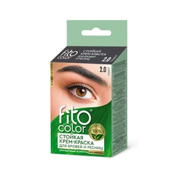 Крем-краска для бровей и ресниц Fitocolor, тон 2.0 графит, 2х2 мл - Сүрөт 1
