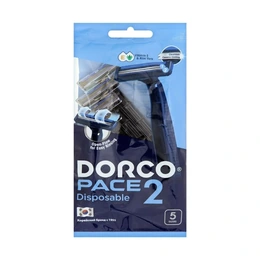 
Бритвенный станок Dorco Pace 2 лезвия увлажняющая полоска, 5 шт - Сүрөт 1