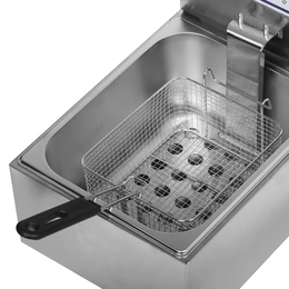 Фритюрница электрическая VIATTO EF‑6L серебристый - Сүрөт 2