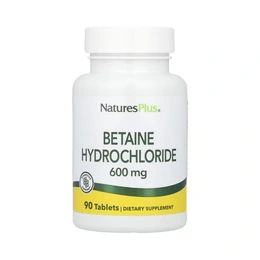 Добавка Betaine Hydrochloride, 90 капсул - Сүрөт 1