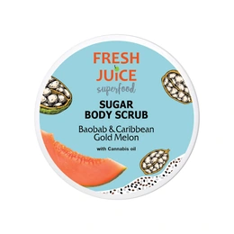 Сахарный скраб для тела Fresh Juice Superfood Baobab & Caribbean Gold Melon, 225 мл - Сүрөт 1