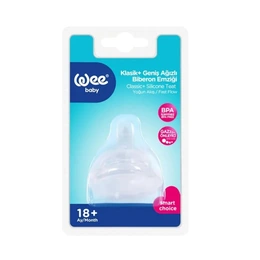 Круглая соска для бутылочек с широким горлышком Wee Baby Classic Plus, 1 шт - Сүрөт 1
