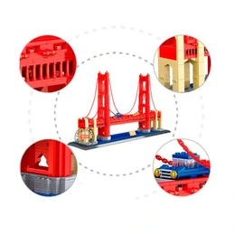 Конструктор Wange Мост Золотые Ворота - Сүрөт 2