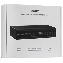 Приставка для цифрового ТВ DEXP DT-03JT DVB-C DVB-T DVB-T2 - Сүрөт 10