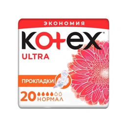 Гигиенические прокладки Kotex Ultra Dry Normal Duo, 20 шт - Сүрөт 1