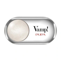 Тени для век запеченные Pupa Vamp! Wet & Dry, 401 White Snow, 1 г - Сүрөт 1