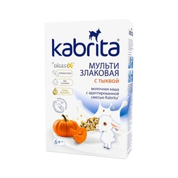 Мультизлаковая каша на козьем молоке Kabrita с тыквой, 180 г - Сүрөт 1