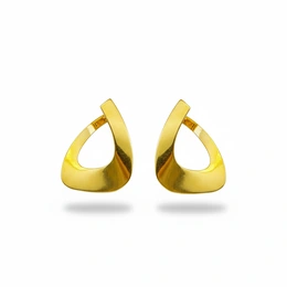 Серьги в желтом золоте 585, вес 4,99 г - Сүрөт 1