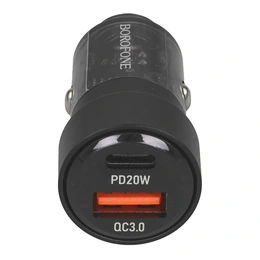Автомобильное зарядное устройство Borofone BZ20 Smart черный - Сүрөт 4