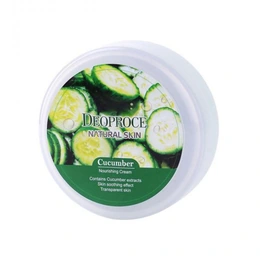 Крем для лица Deoproce Natural Skin Cucumber, 100 г - Сүрөт 1