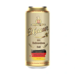  Пиво Eibauer Hell светлое пшеничное нефильтрованное, 0.5 л - Сүрөт 1