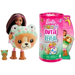 Кукла Barbie Cutie Reveal Chelsea в костюме мишки-дельфина с 6 сюрпризами - Сүрөт 1