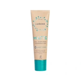 Матирующая тональная основа Lumene Matte Control Oil-Free Foundation SPF20, тон 0 Light Ivory, 30 мл - Сүрөт 1