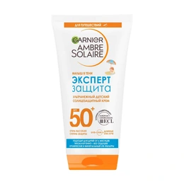 Ультранежный детский солнцезащитный крем Garnier Ambre Solaire эксперт защита, SPF50, 50 мл - Сүрөт 1