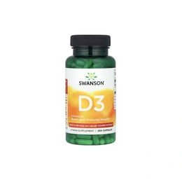 Витамин D-3 Swanson Vitamin D-3 2000, 250 капсул - Сүрөт 1