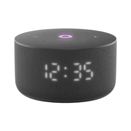 Умная колонка Яндекс Станция Мини 3 с часами, черный - Сүрөт 1