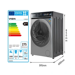 Стиральная машина Yasin F12BM636 12 кг - Сүрөт 2