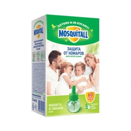 Жидкость от комаров Mosquitall, 60 ночей, для фумигатора - Сүрөт 1