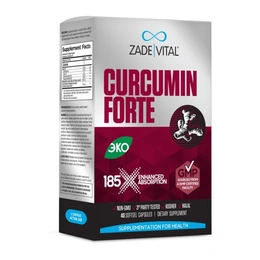 Куркумин форте Zade Vital, 40 мягких капсул - Сүрөт 2