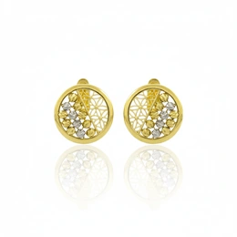 Серьги в желтом золоте 585, 5 грамм - Сүрөт 1