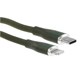 Кабель VOLTME Lightning 8-pin - USB Type-C, зеленый, 2 м - Сүрөт 1