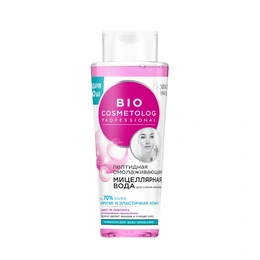 Мицеллярная вода Bio Cosmetolog пептидная омолаживающая, 260 мл - Сүрөт 1