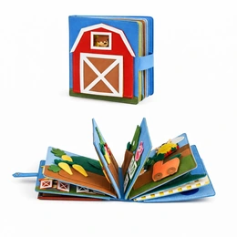 Развивающая книга из фетра - Сүрөт 1