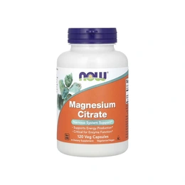 Витамин Now Magnesium Citrate, 120 капсул - Сүрөт 1