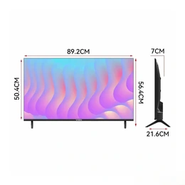 Телевизор Yasin 40″ 40E9000 Android TV - Сүрөт 2