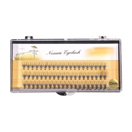 Пучковые ресницы накладныые Nesura Eyelash, 10 мм - Сүрөт 1