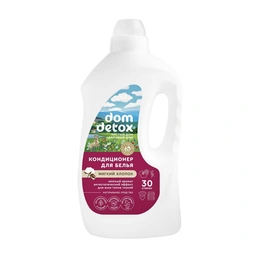 Кондиционер для белья Мягкий хлопок Dom Detox, 1500 мл - Сүрөт 1