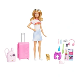 Игровой набор Barbie. Путешествие с аксессуарами, дорожный набор со щенком - Сүрөт 1