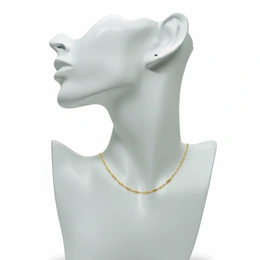 Цепь в желтом золоте, вес 1,22 г, длина 50 см - Сүрөт 1