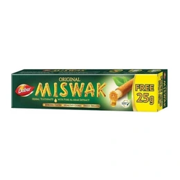Зубная паста Dabur Herb'l Miswak Травяная, 50 г + 25 г - Picture 1