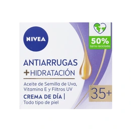 Дневной крем для лица Nivea увлажняющий против морщин 35+, 50 мл - Изображение 1