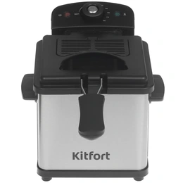 Фритюрница Kitfort КТ 6540 серый - Сүрөт 2
