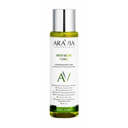 Тоник для лица успокаивающий для жирной и проблемной кожи Aravia Anti-Acne Tonic, 250 мл - Сүрөт 1