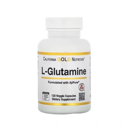 L-глютамин California Gold Nutrition L-Glutamine AjiPure, 120 капсул - Сүрөт 1